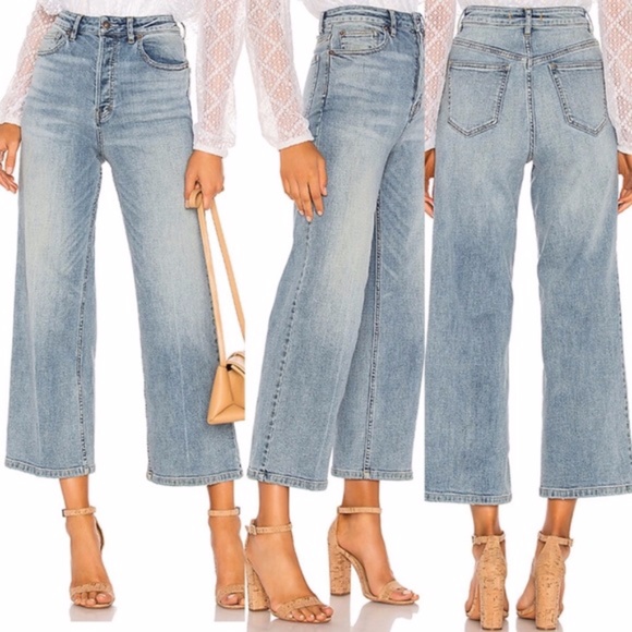 Free People Denim - FREE PEOPLE Wales Wide Leg Jeans